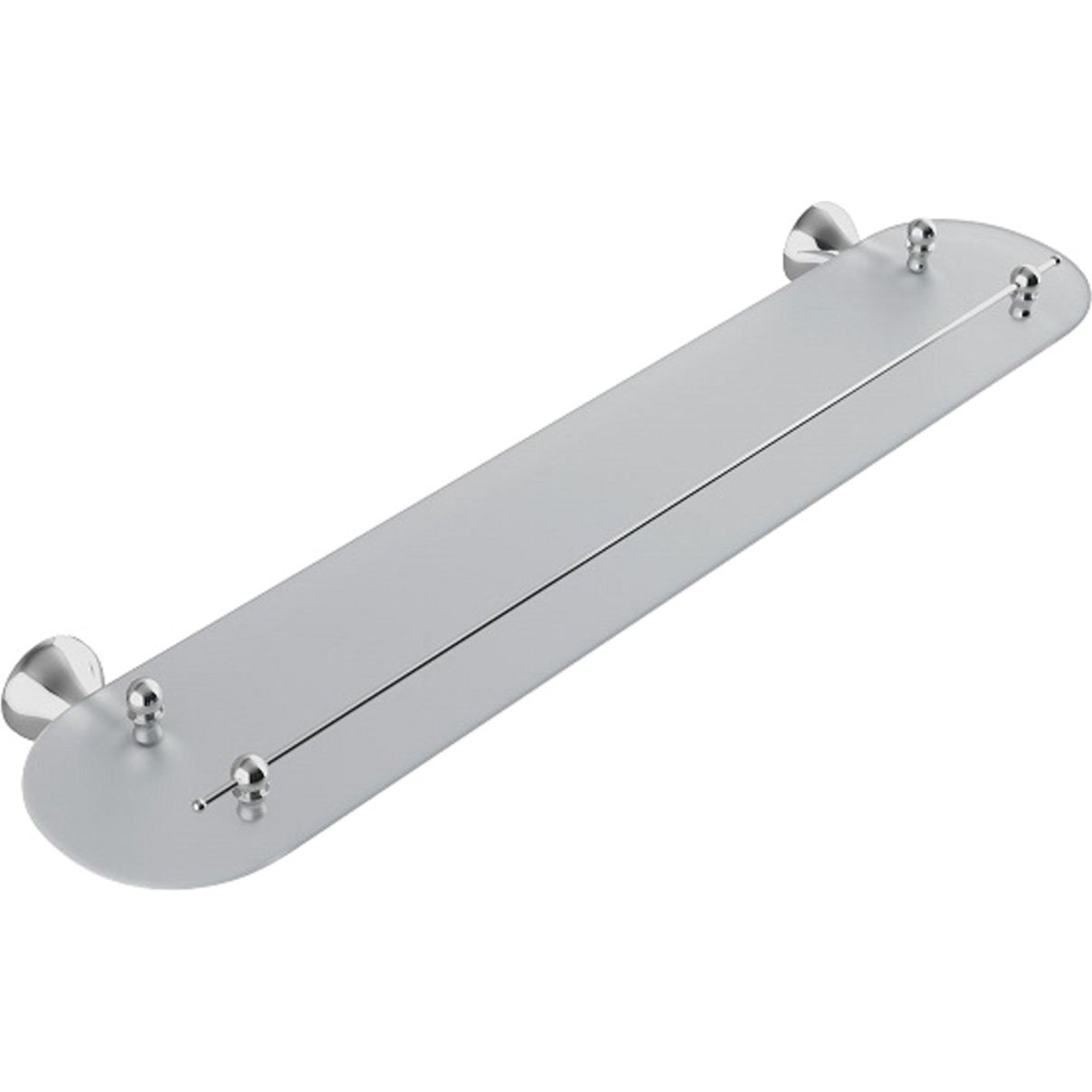 Полка, матовое стекло, сплав металлов, Iddis Retro, RETSSG0i44