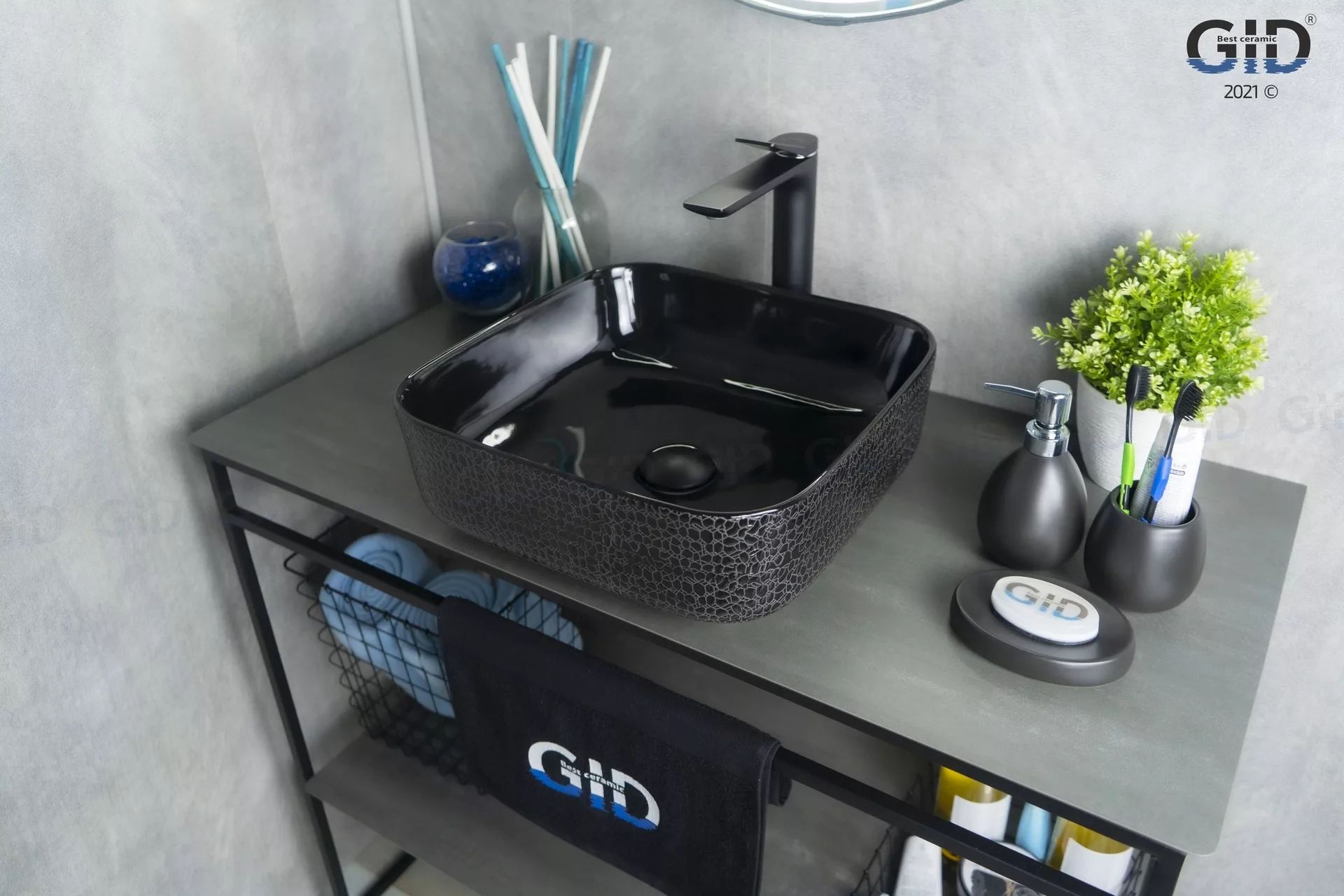 Умывальник Gid D1303H004 38.5x38.5, 53310