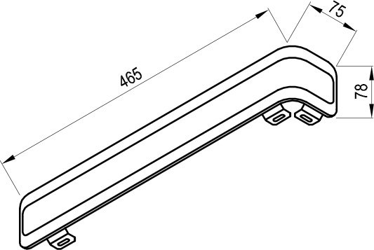 Полотенцедержатель Ravak Balance белый, X000001376