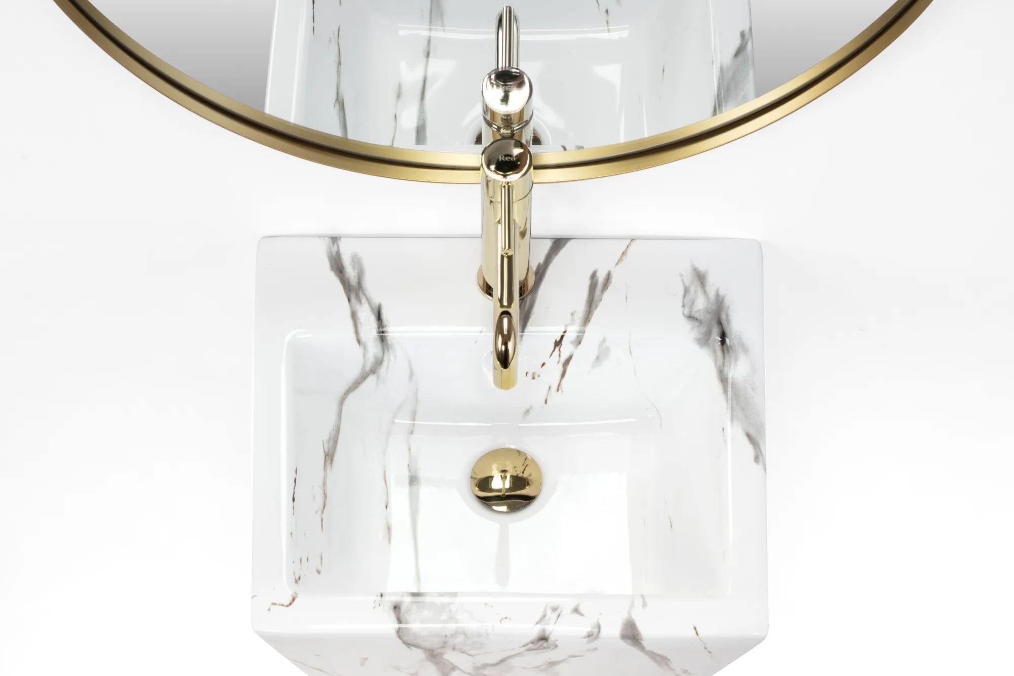 Умывальник Rea Daria Marble 44x38, REA-U6678