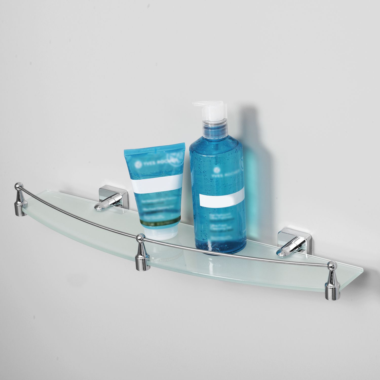 Полка стеклянная с бортиком WasserKRAFT Dill, K-3944