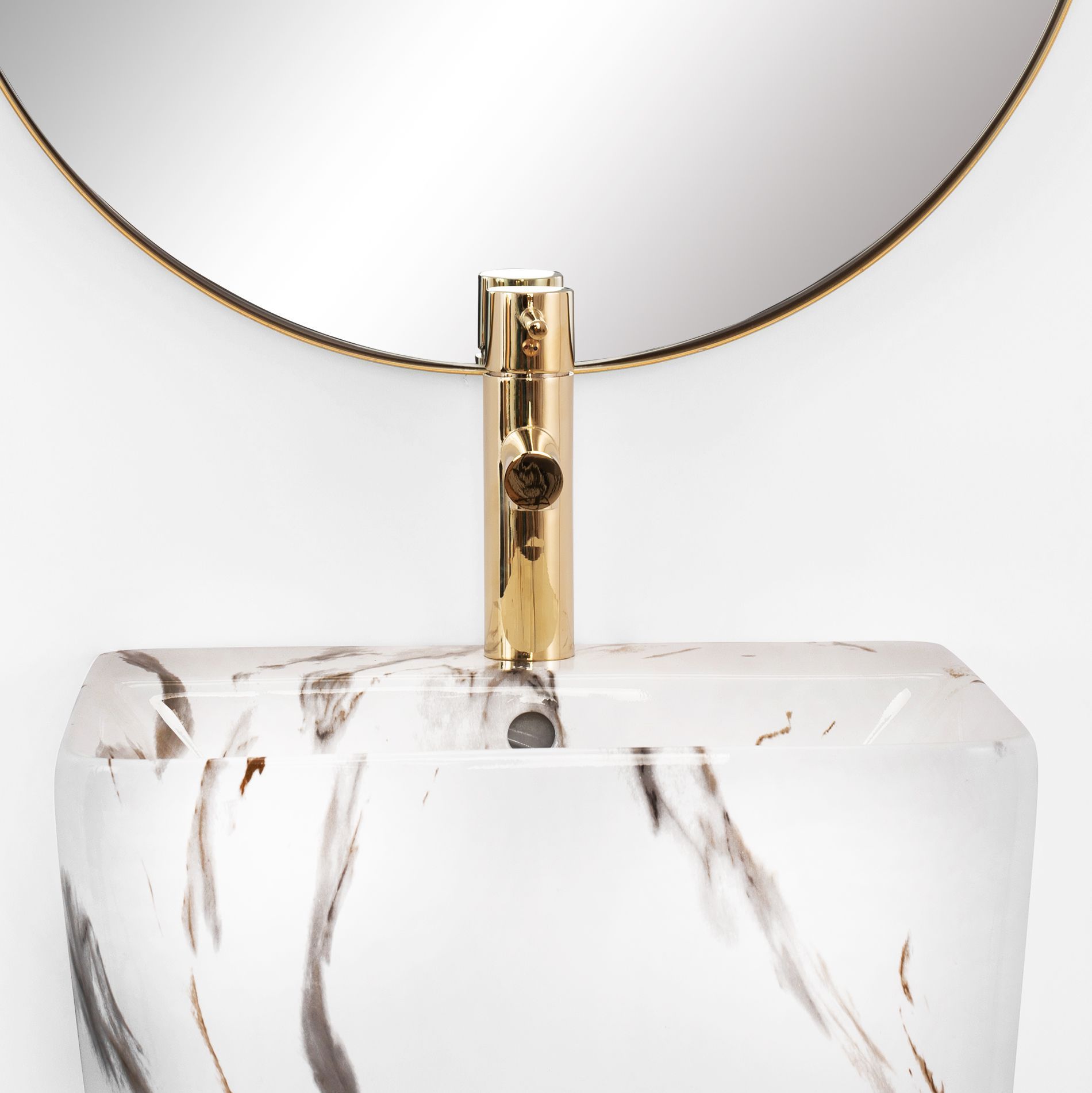 Умывальник Rea Aris Marble 44x37.5, REA-U6906