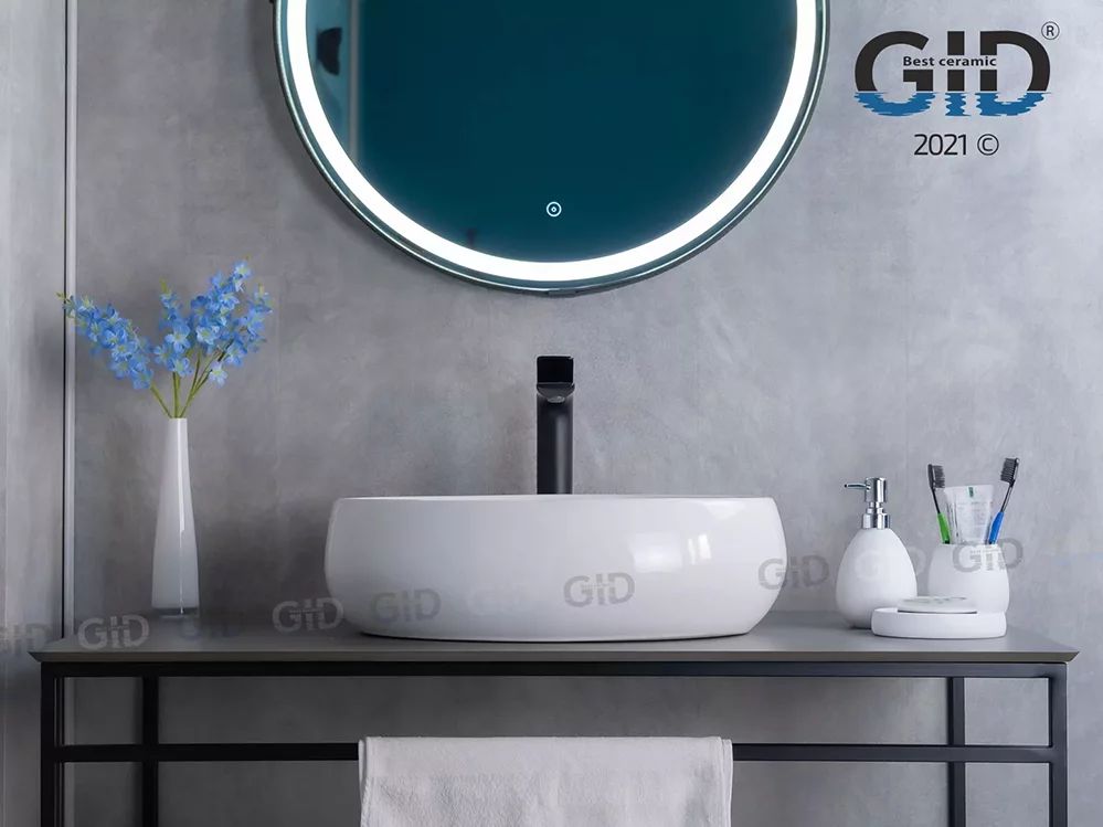 Умывальник Gid N9030B 48x34, 51115