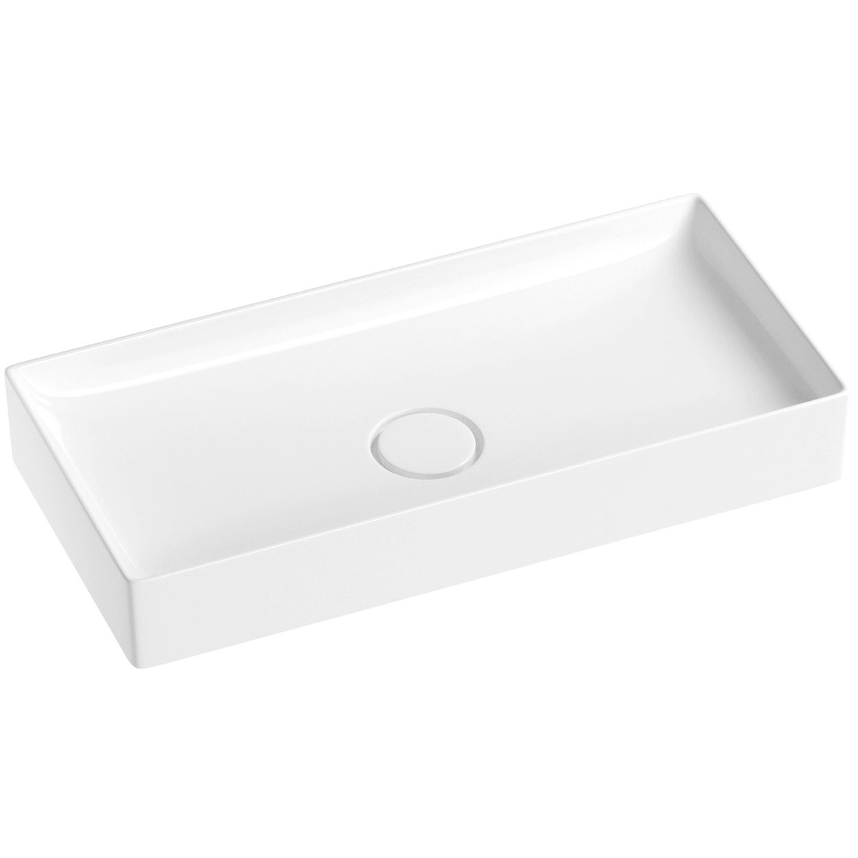 Накладная раковина Wellsee Pure BY Wellsee 75x36, 150711000