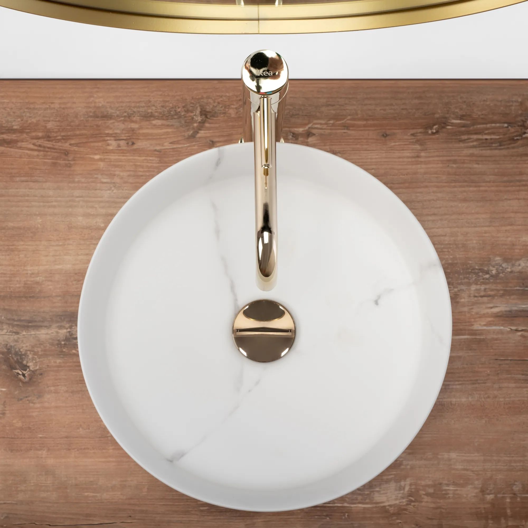 Умывальник Rea Sami Marble Matt 36x36, REA-U8703