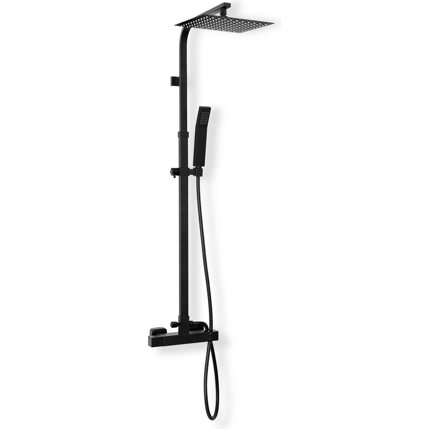 Душевая система Rea Milan Black, REA-P7000