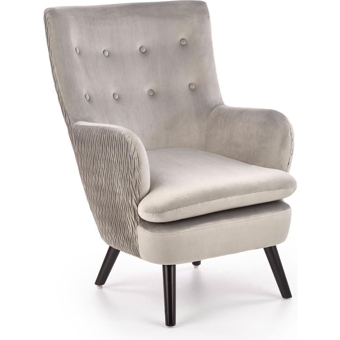 Кресло Halmar Ravel серый/черный, V-CH-RAVEL-FOT-POPIEL