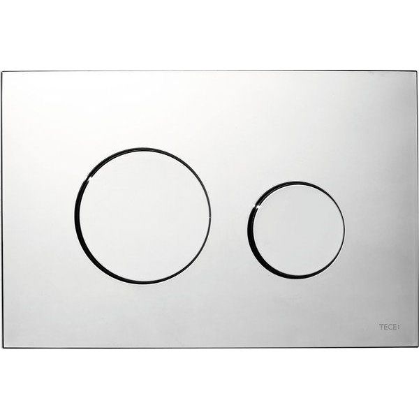 Пластиковая кнопка смыва унитаза TECEloop, цвет хром глянцевый, 9240626