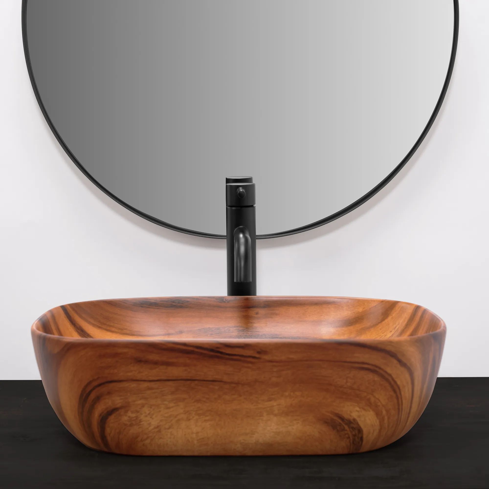 Умывальник Rea Belinda Wood Marr 46.5x33, REA-U5051