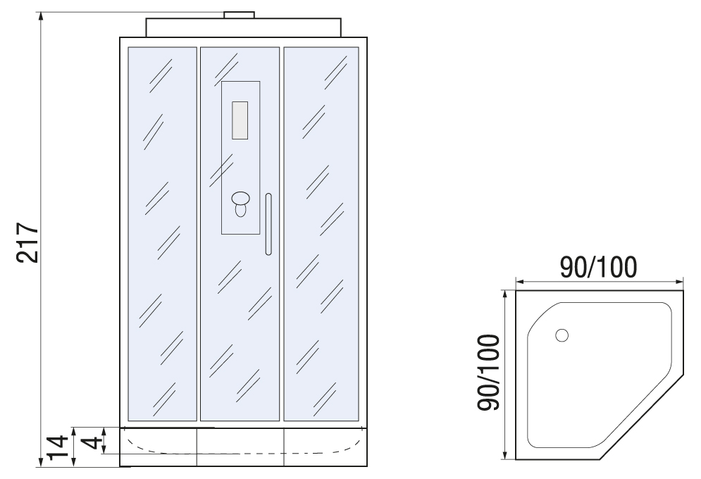 Душевая кабина River PENTA