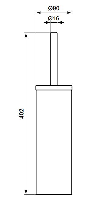 Ершик напольный Ideal Standard IOM, A9108MY