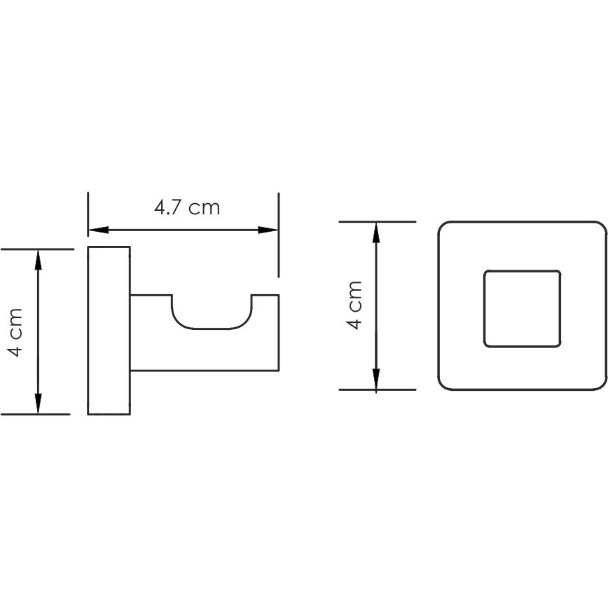 Крючок WasserKRAFT Lippe, K-6523