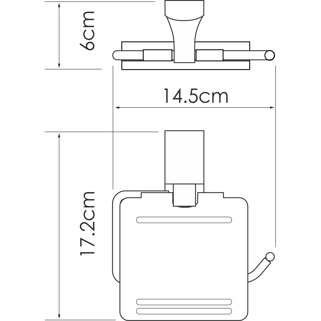 Держатель туалетной бумаги WasserKRAFT Leine, K-5025WHITE