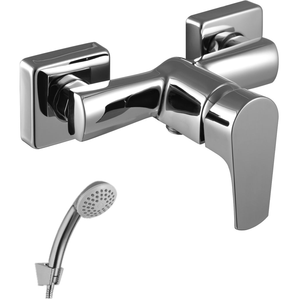 Смеситель для душа с аксессуарами Lemark Plus Factor, LM1603C