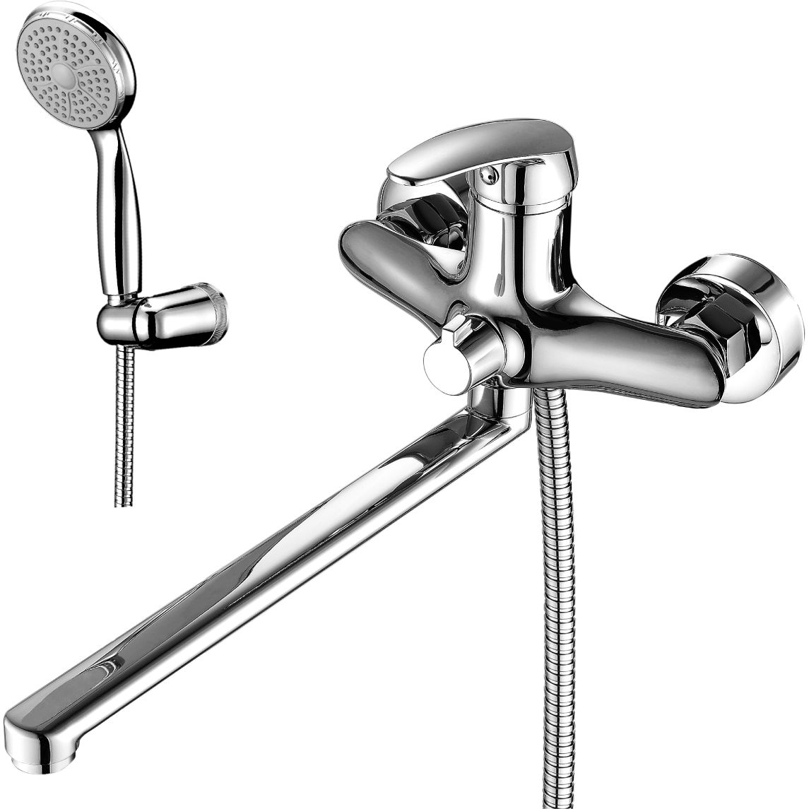 Смеситель универсальный с плоским изливом 300 мм Lemark Linara, LM0451C