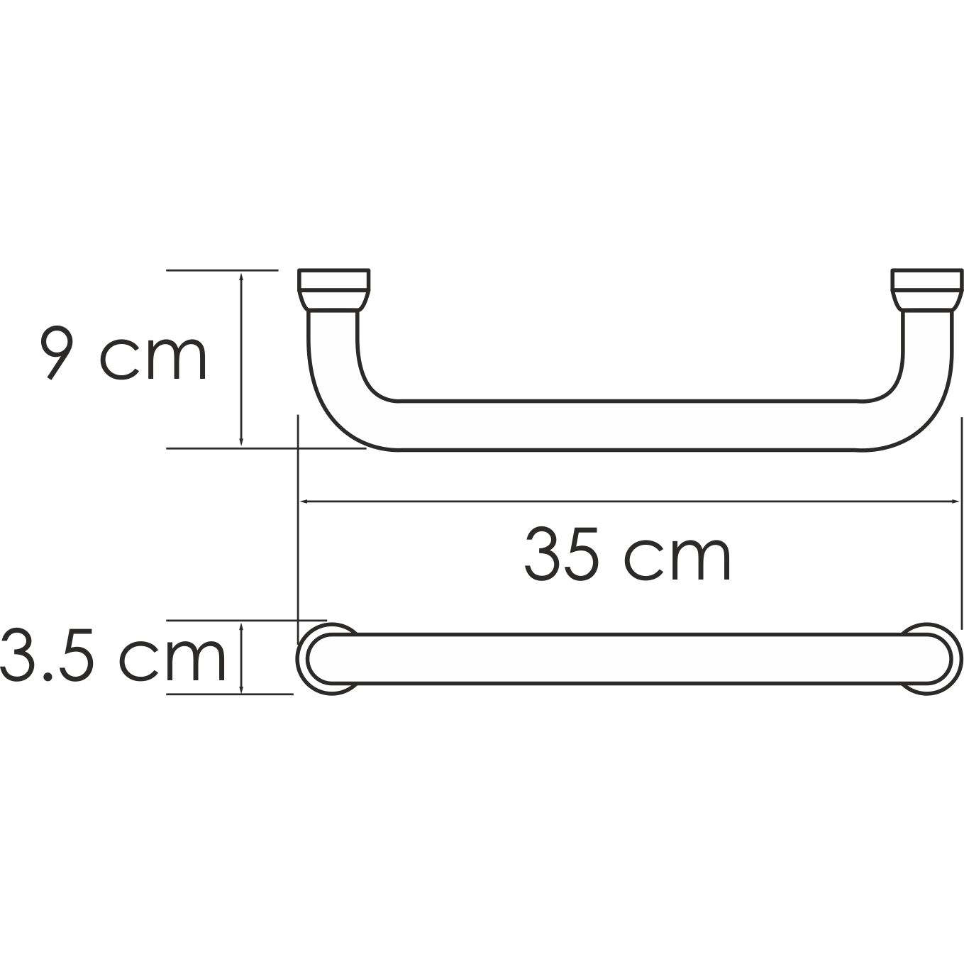 Поручень для ванны WasserKRAFT, K-1066