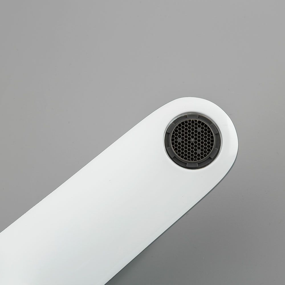 Смеситель для раковины белый/хром Frap F1049