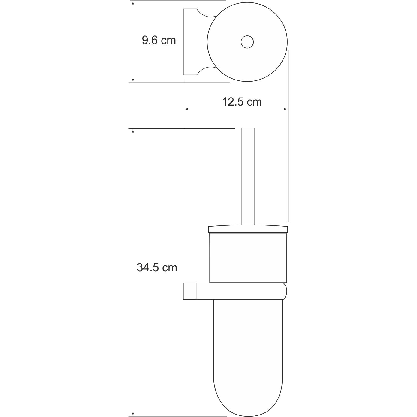 Щетка для унитаза подвесная WasserKRAFT Berkel, K-6827