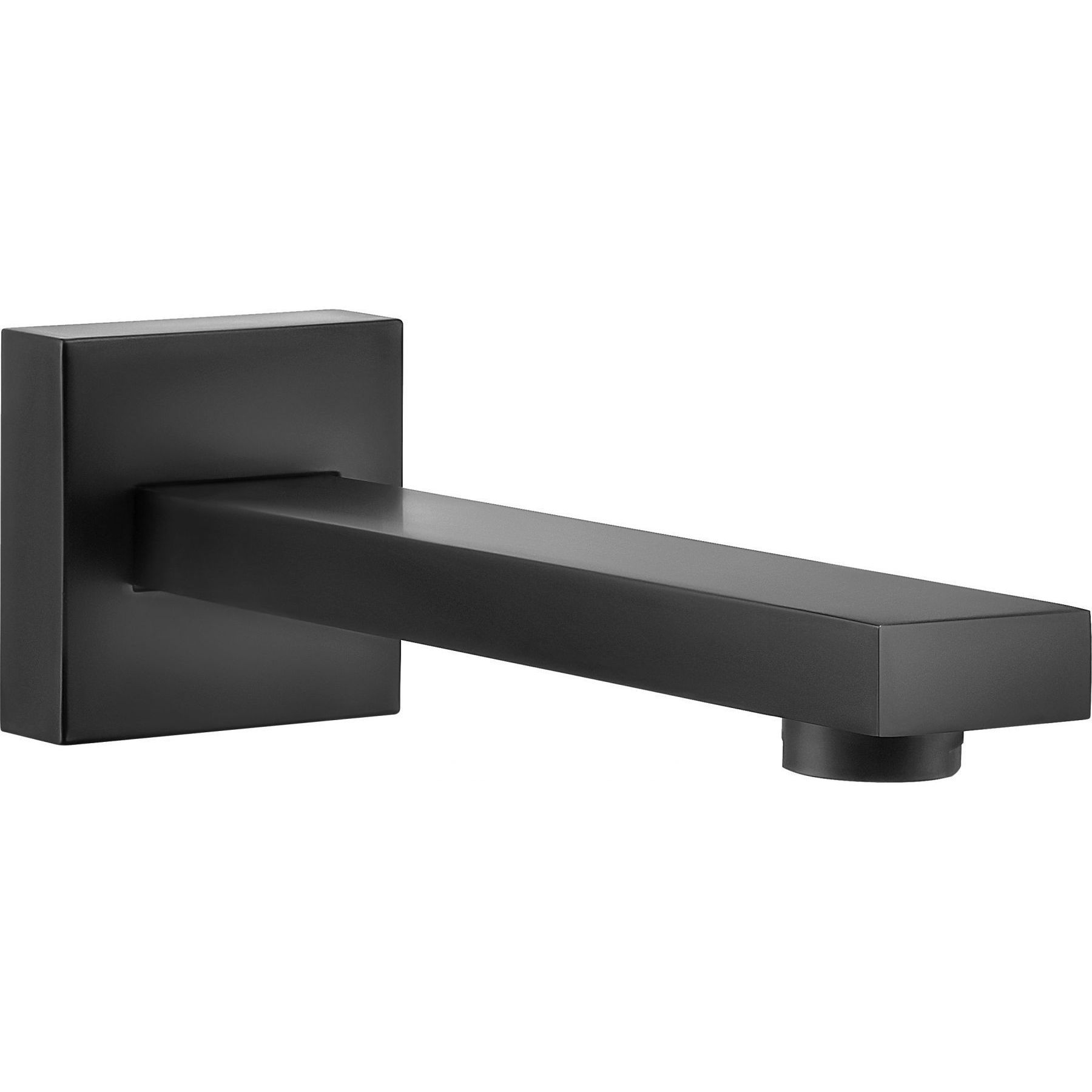 Излив для ванны квадратный, черный Deante Cascada Nero, NAC_N82K