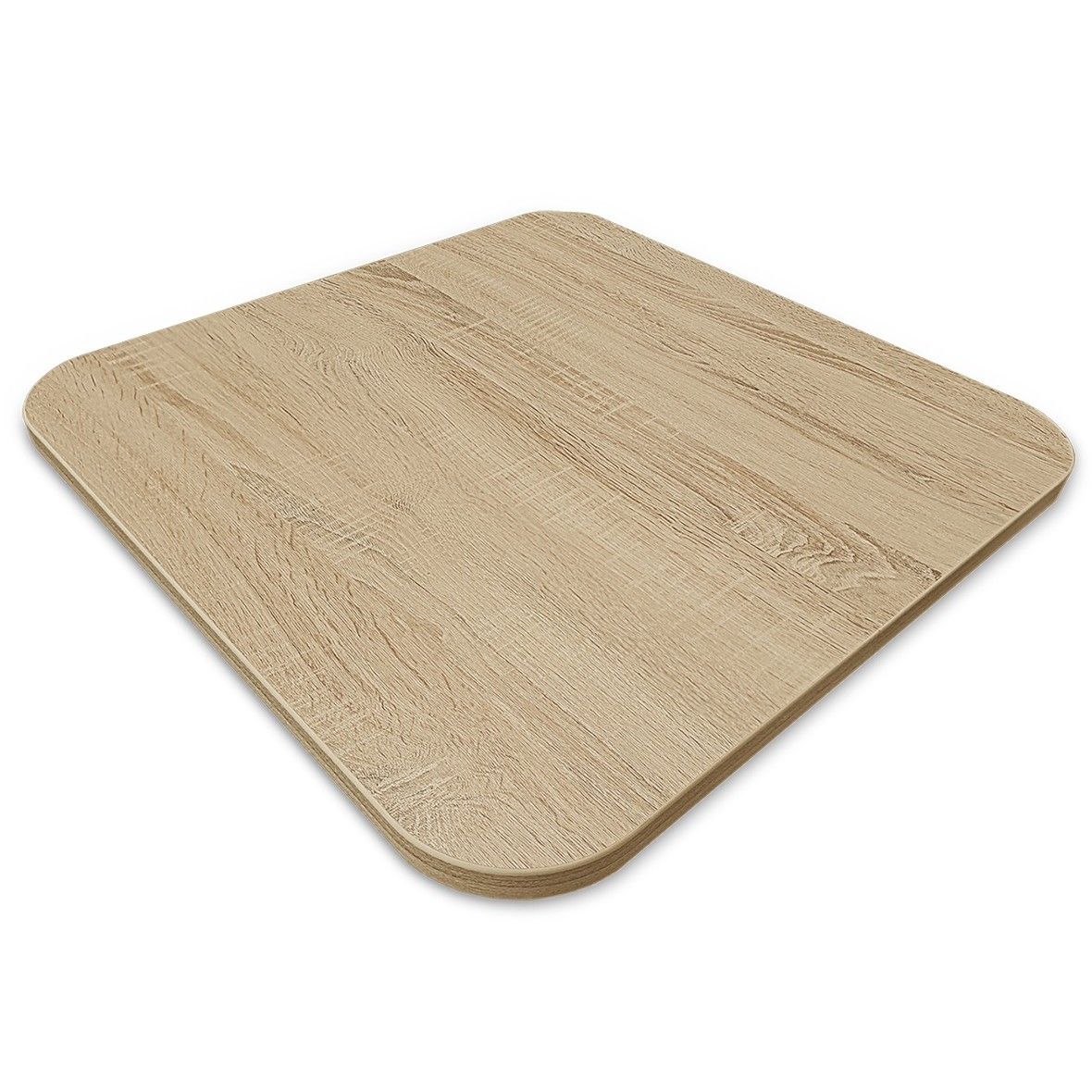 Столик журнальный Sheffilton SHT-TU37/ЛДСП 60/60 золото/дуб сонома, 193847