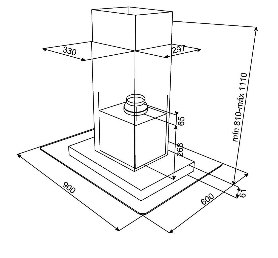 Кухонная вытяжка Teka DG3 Isla 980 SS, 40485140