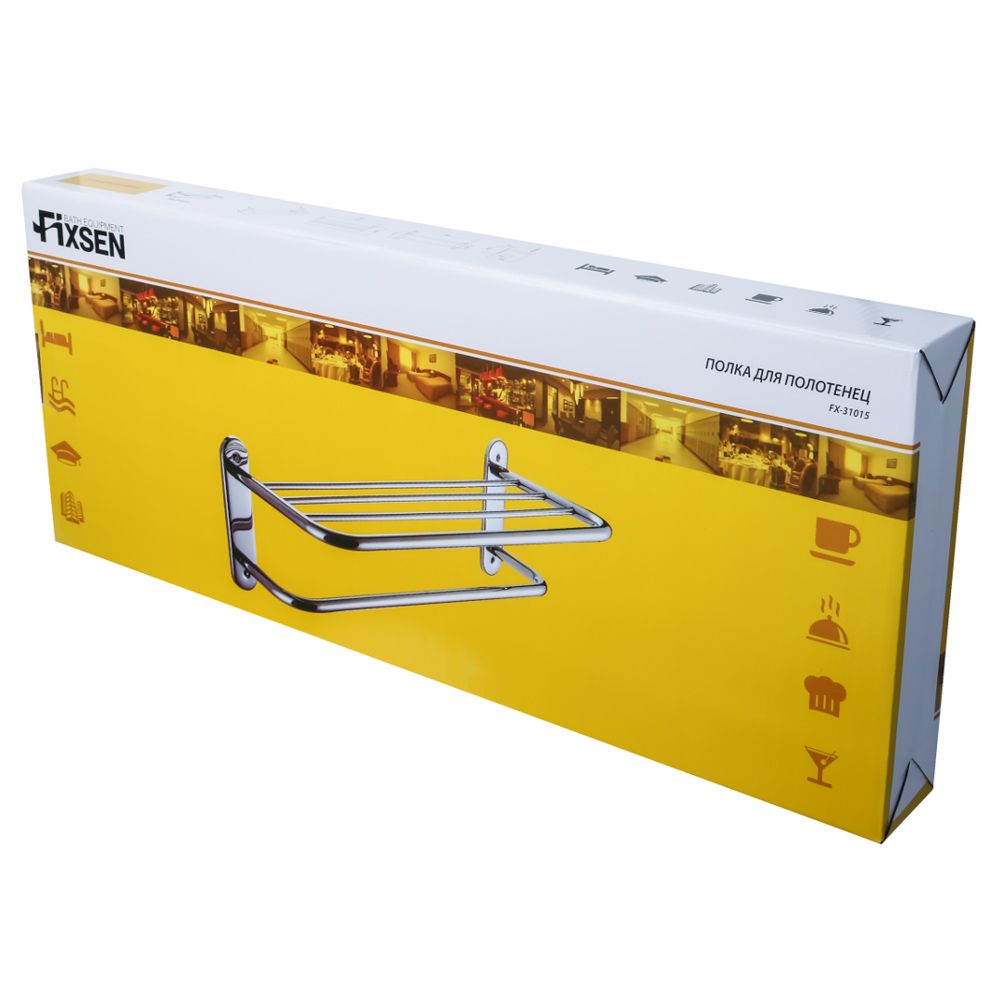 Полка для полотенец Fixsen Hotel 50 см, FX-31015A