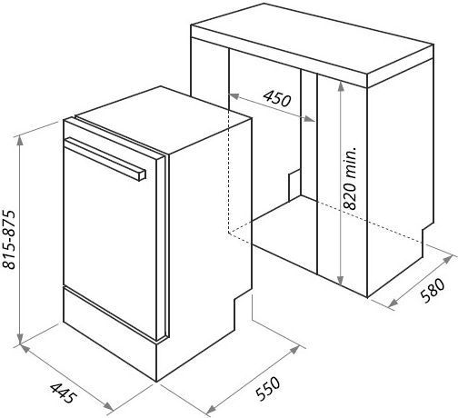 Посудомоечная машина Maunfeld MLP-08IMR