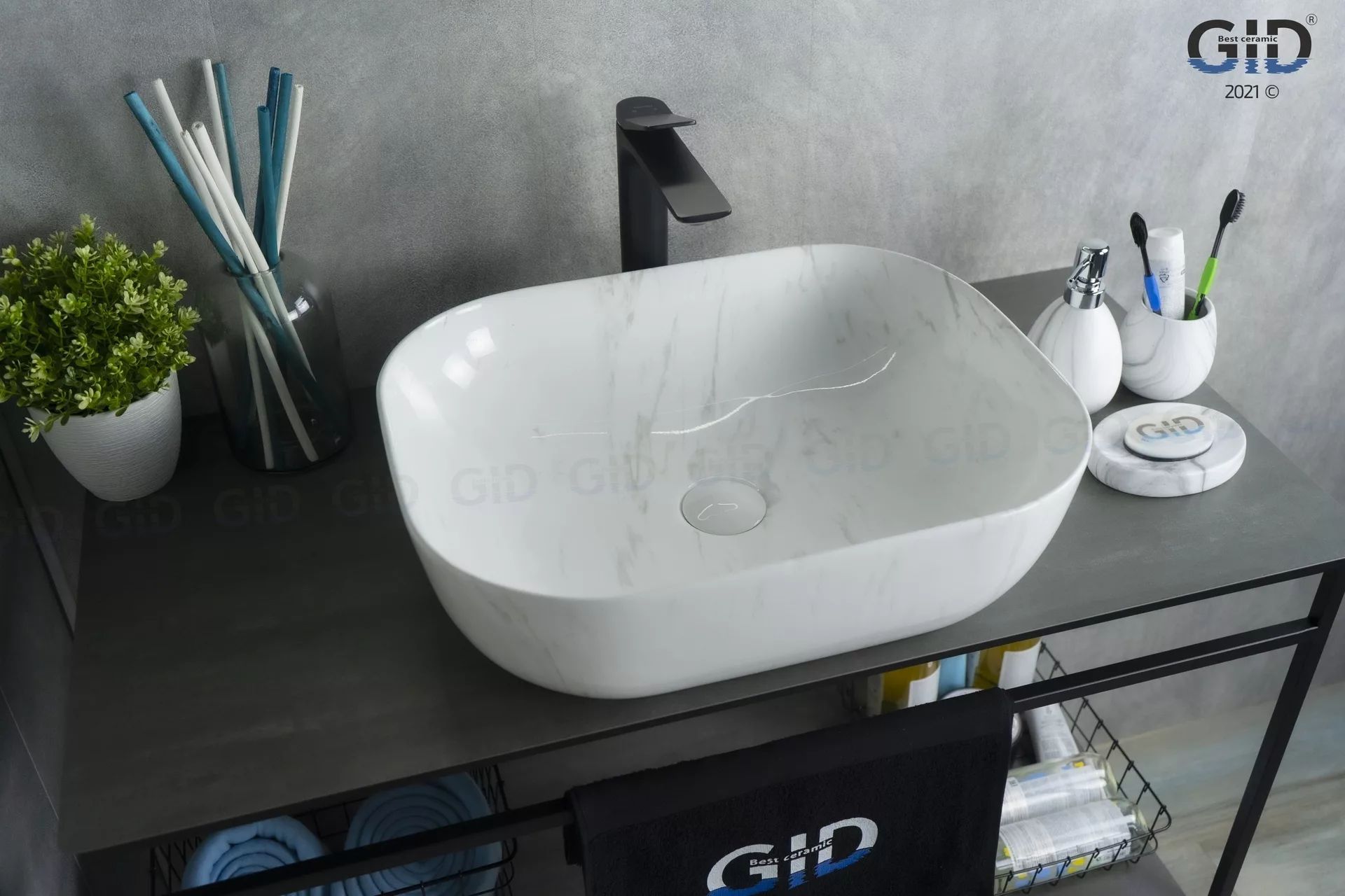 Умывальник Gid K397D9 50x40, 53322