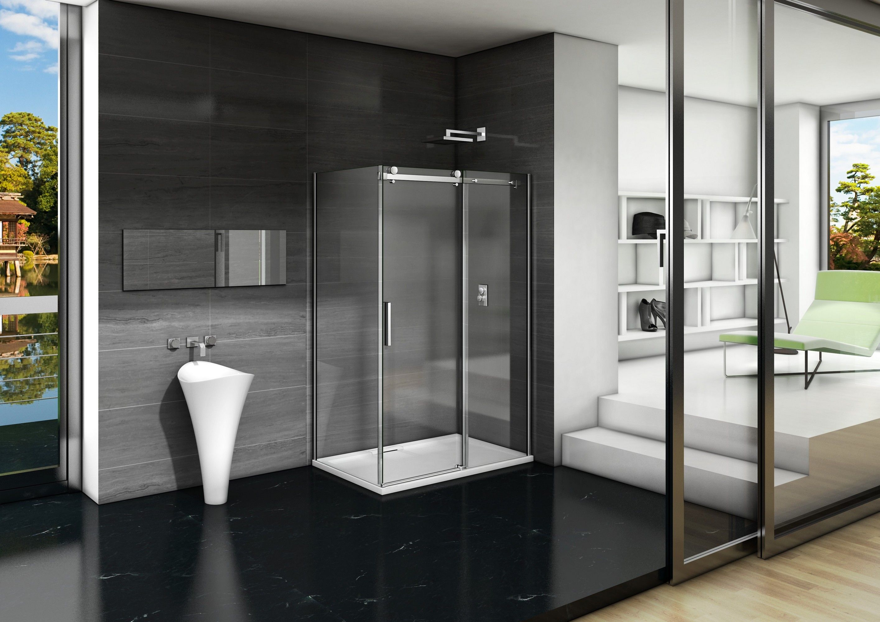 Душевой уголок Good Door Galaxy WTW+SP