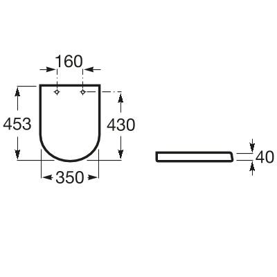 Сиденье с крышкой для унитаза Roca Gap Round Soft Close, A801D12001