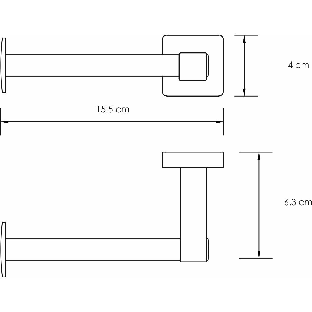 Держатель туалетной бумаги WasserKRAFT Lippe, K-6596