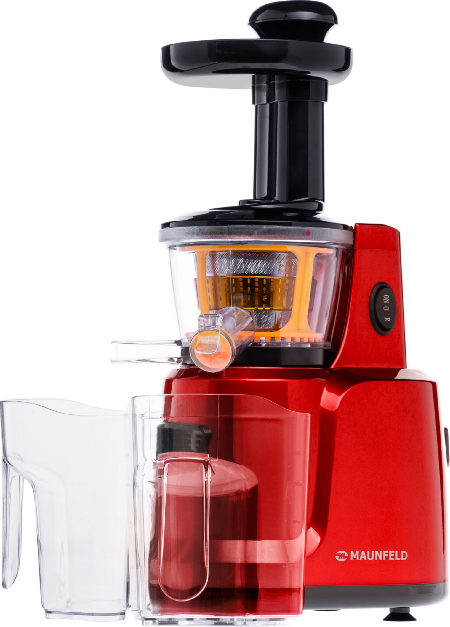 Соковыжималка шнековая Maunfeld вишневый MF-931CH