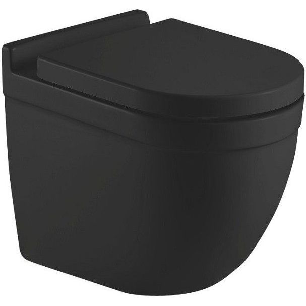 Унитаз подвесной безободковый Ceramalux, 2198MB