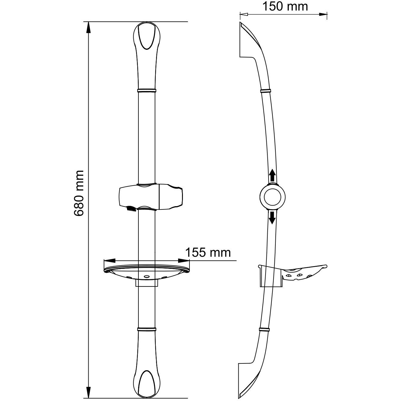 Душевой комплект WasserKRAFT, A006