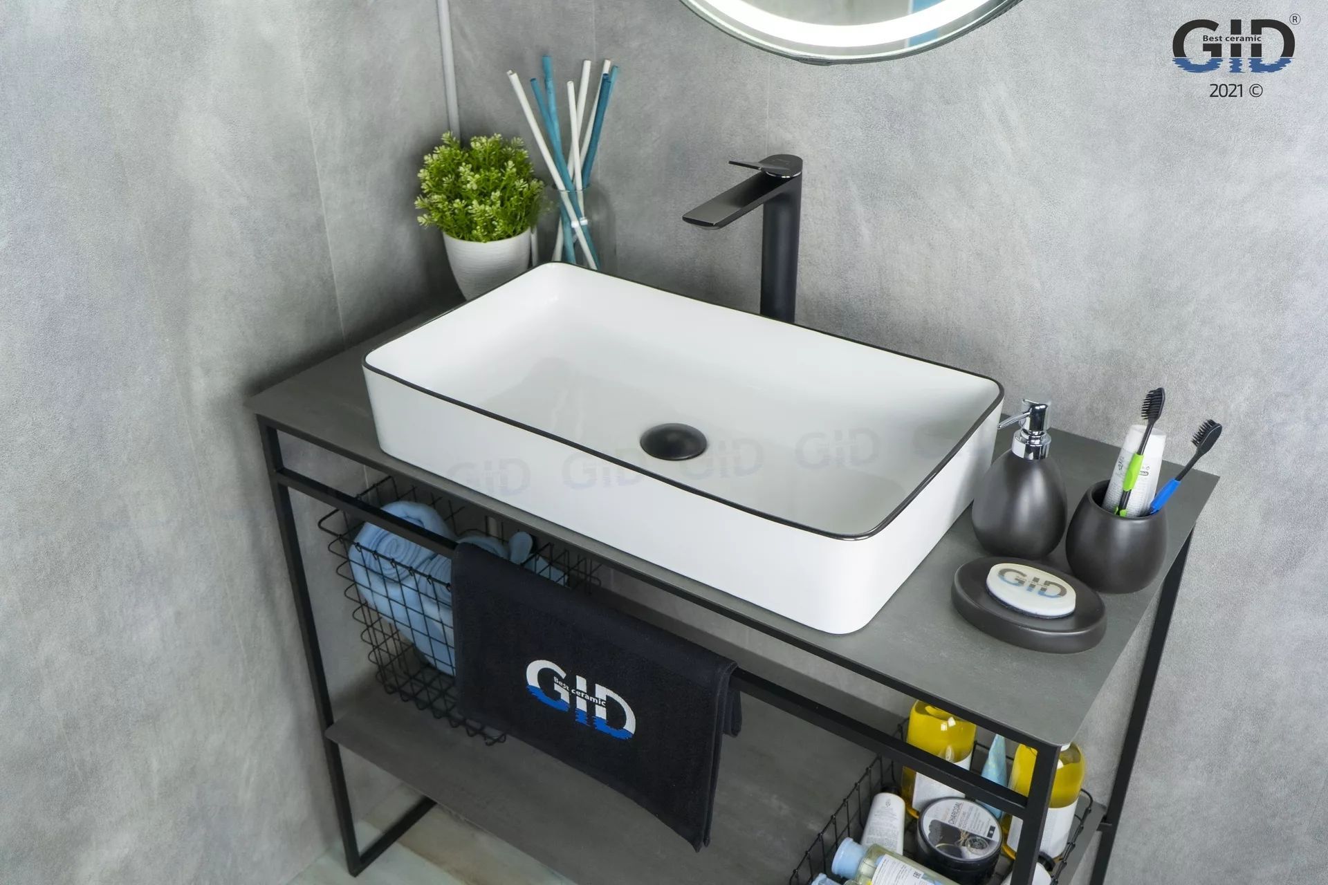 Умывальник Gid NC9399 60x34, 52225