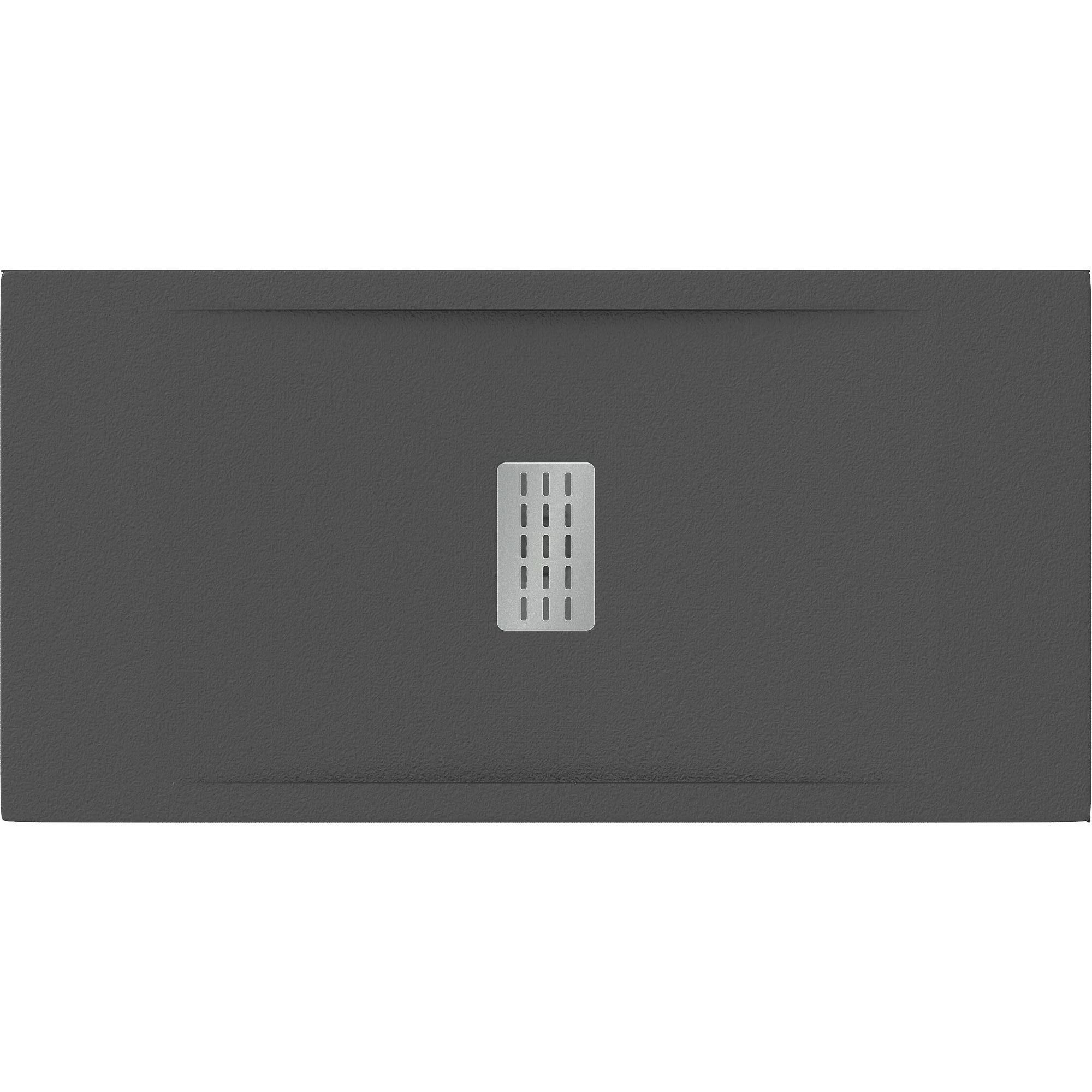 Мраморный душевой поддон Good Door Flow черный