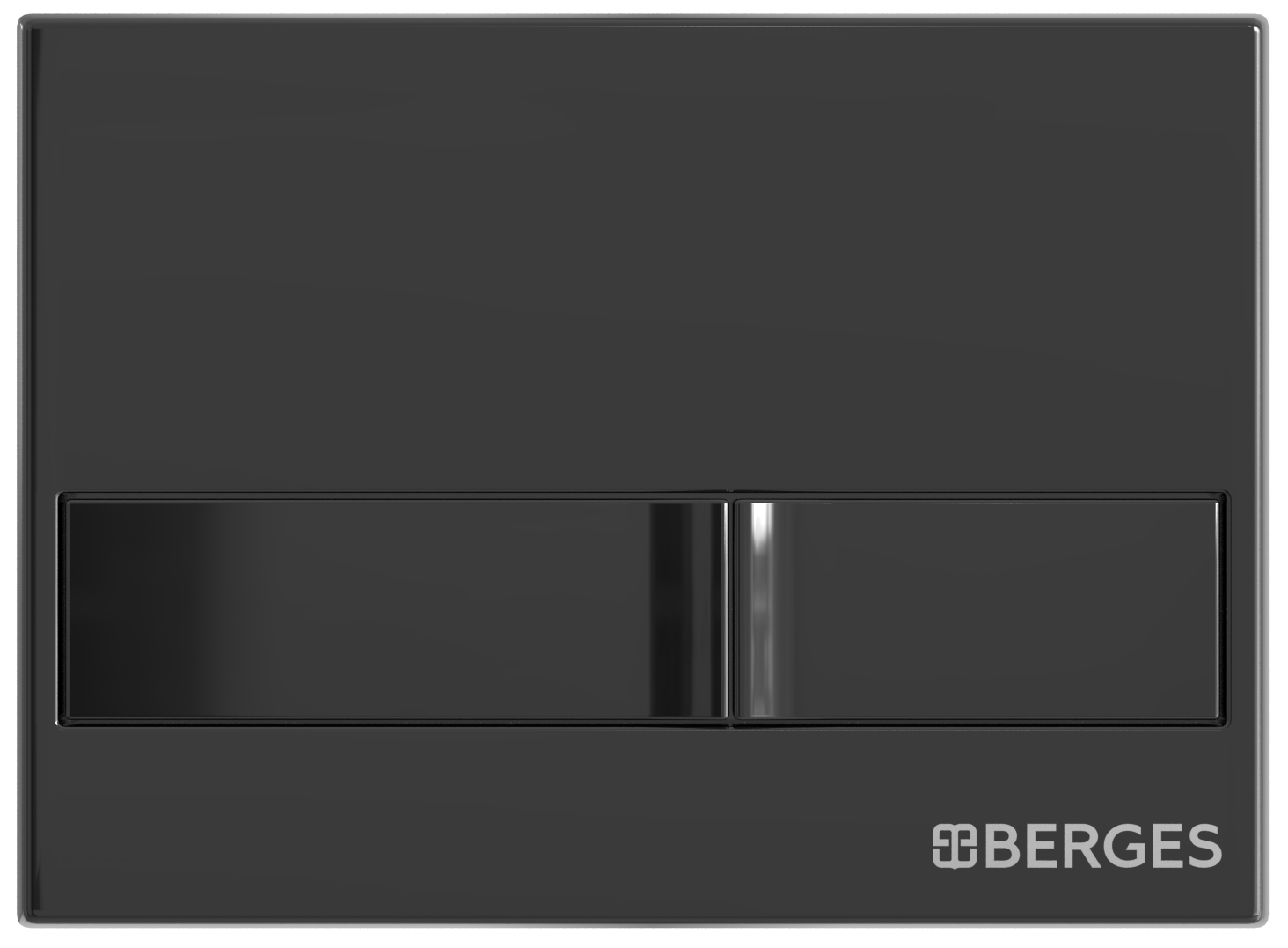 Инсталляция для скрытого монтажа Berges Novum L6 с кнопкой черный глянец, 040216