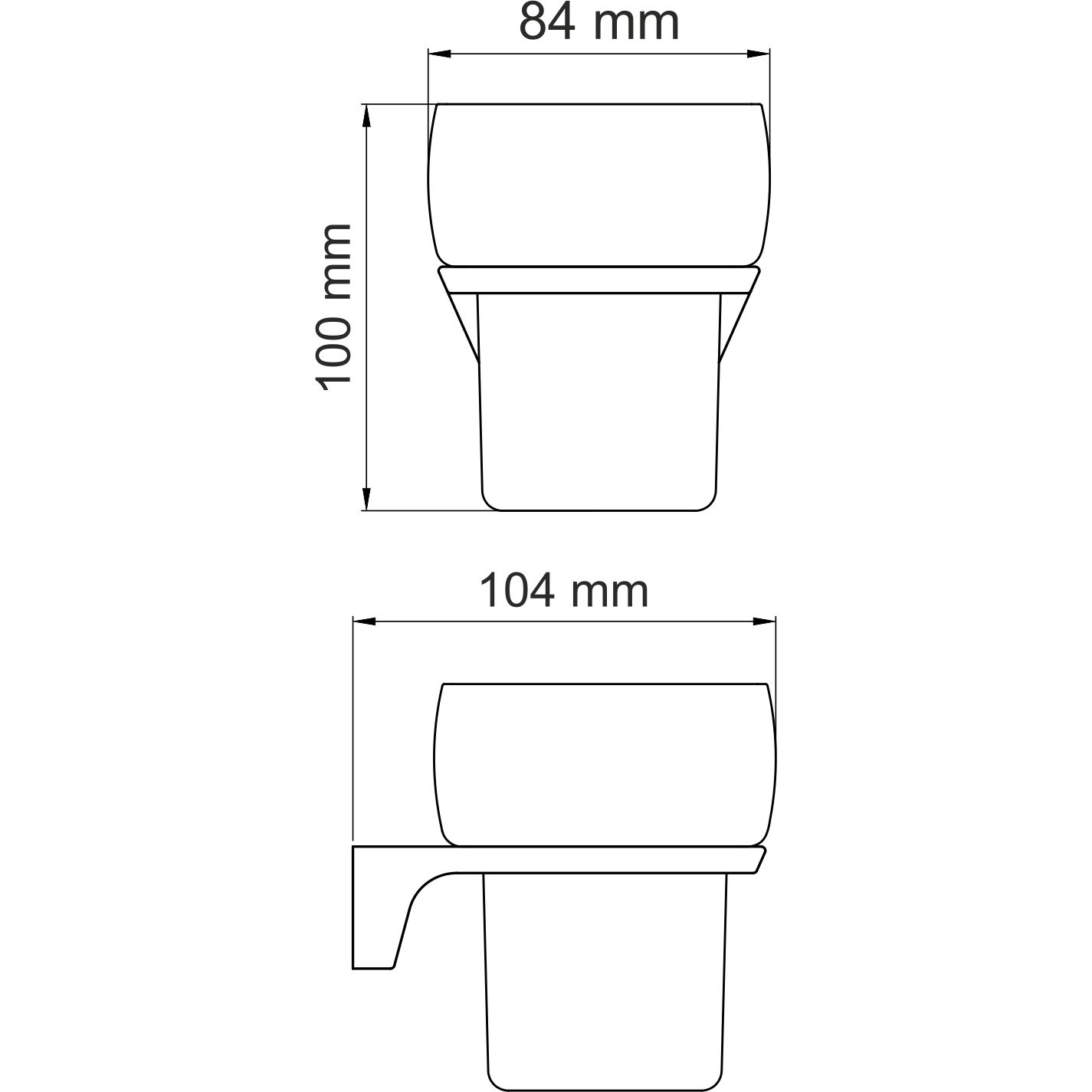Подстаканник одинарный WasserKRAFT Wiese, K-8928