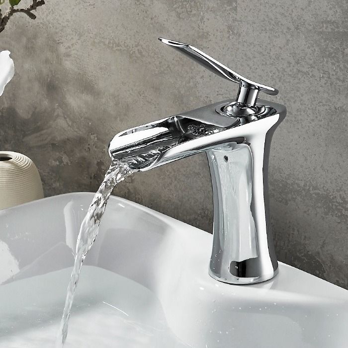 Смеситель для умывальника водопад Ledeme L1055-23