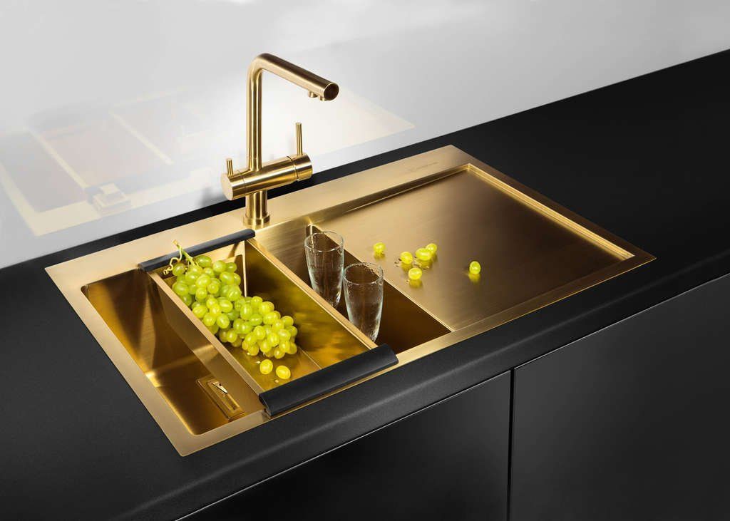 Кухонный смеситель Omoikiri Nagano-PVD-G, 4994178