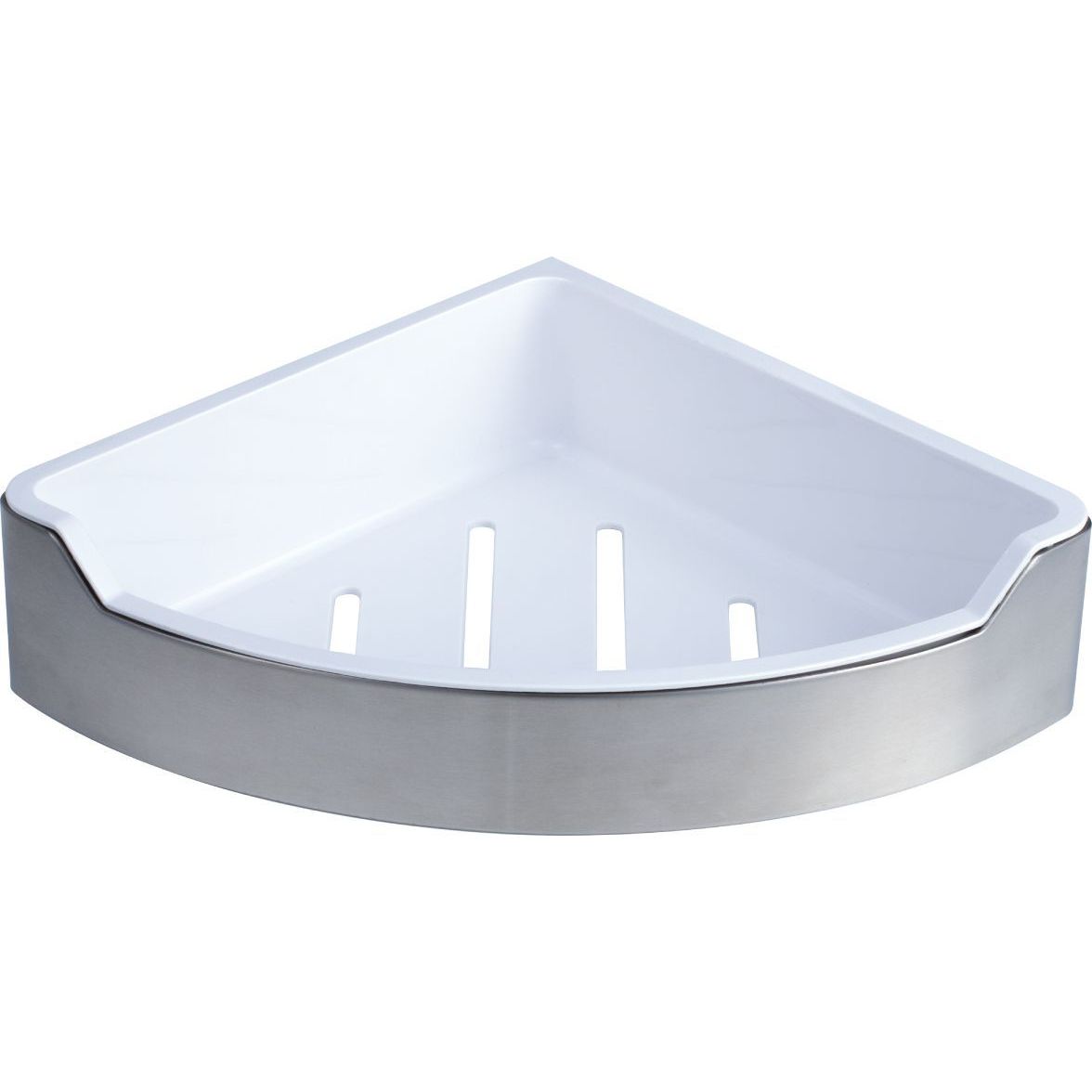 Полка угловая одноэтажная с пластиковой вставкой Fixsen Hotel, FX-31003D