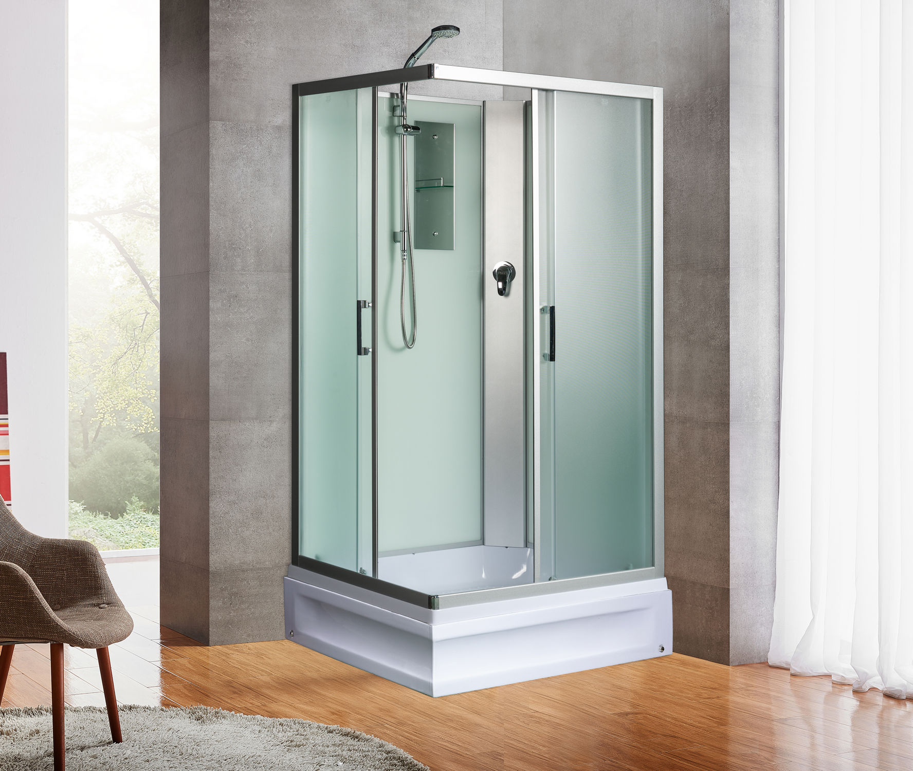 Душевая кабина River QUADRO Б/К 90/70/24 100/80/24 MT