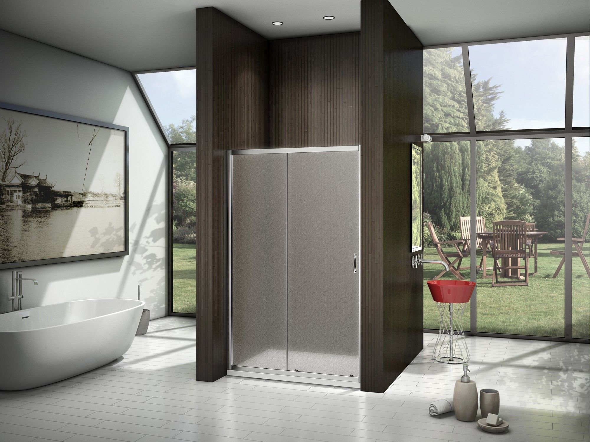 Душевая дверь Good Door Latte WTW-140-G-WE, ЛА00025