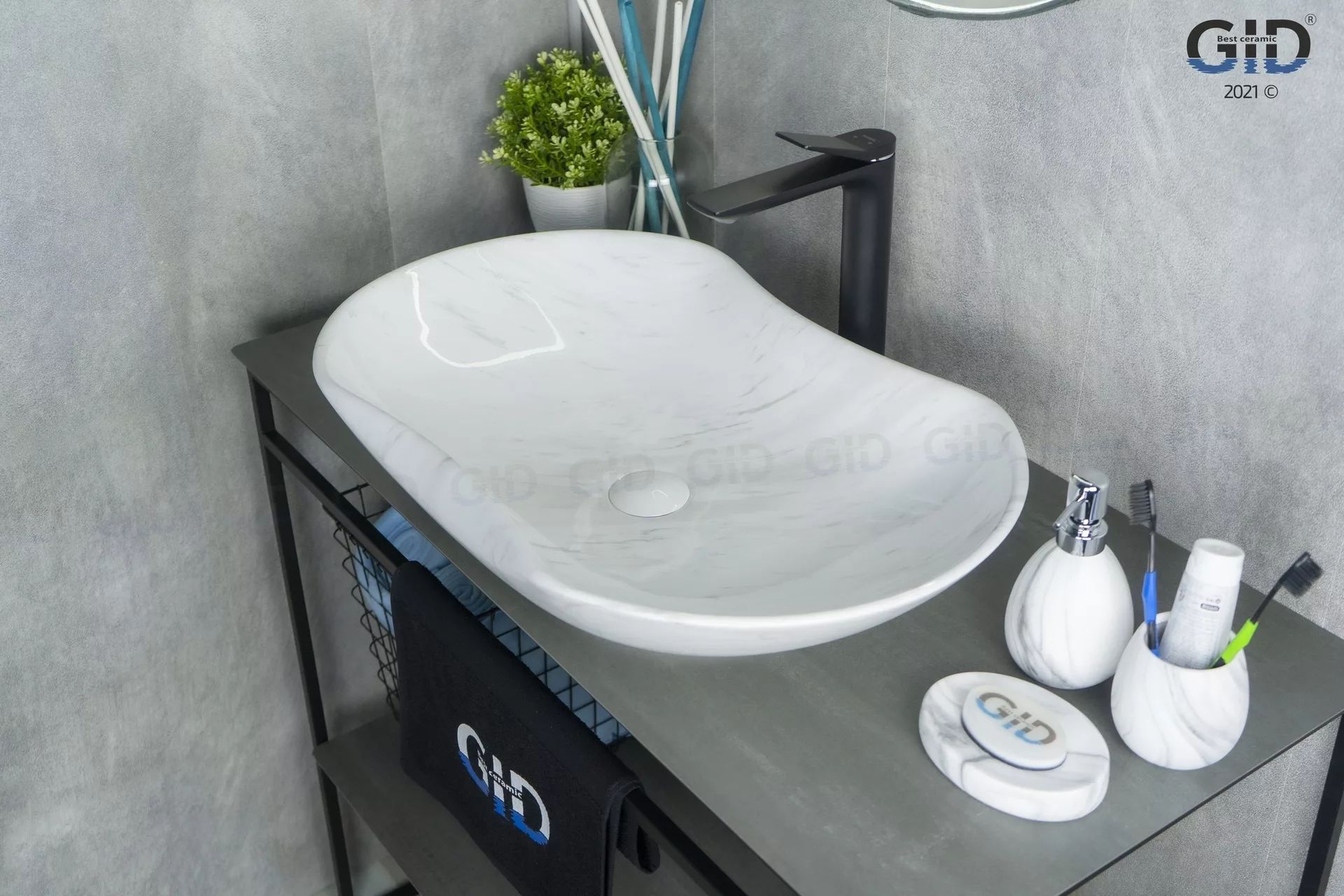 Умывальник Gid MNC503H012 66.5x41, 54464