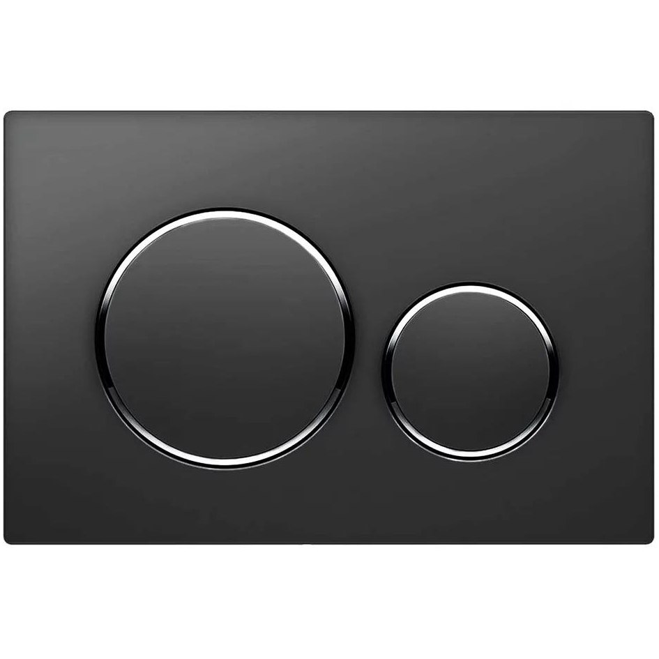 Кнопка смыва черная матовая Vincea, VFP-005MB