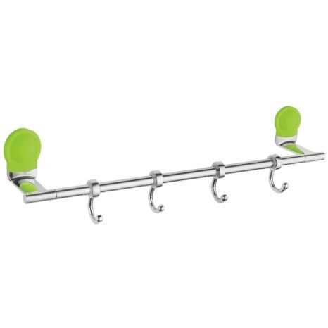 Планка с 4 подвижными крючками (зеленый) Ledeme L30191P-4
