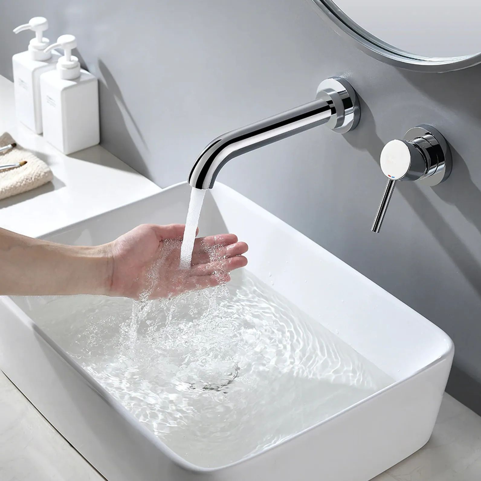 Смеситель встраиваемый Rea Lungo Long Chrome, REA-B0369
