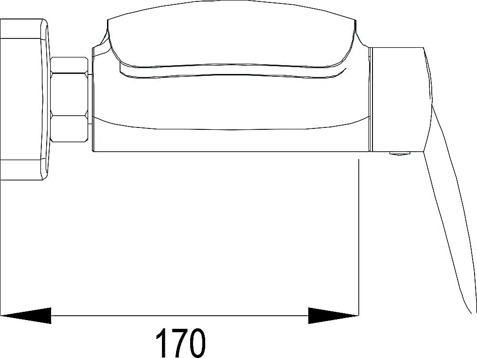 Смеситель для ванны Rose, R1102