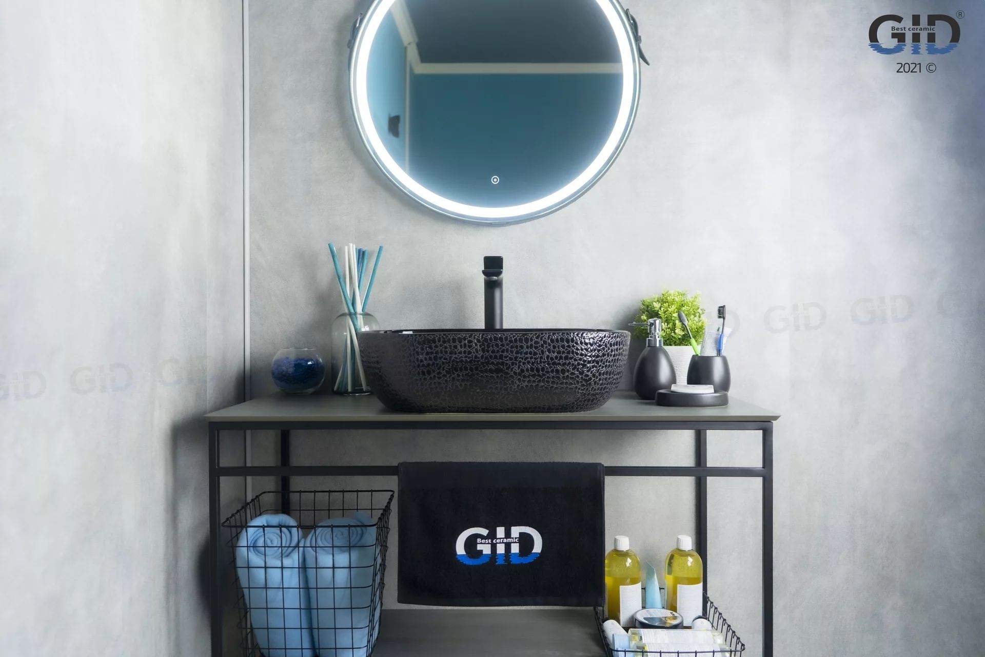 Умывальник Gid D1302H004 50x40, 53303