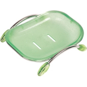 Мыльница настольная зеленая Ledeme L333